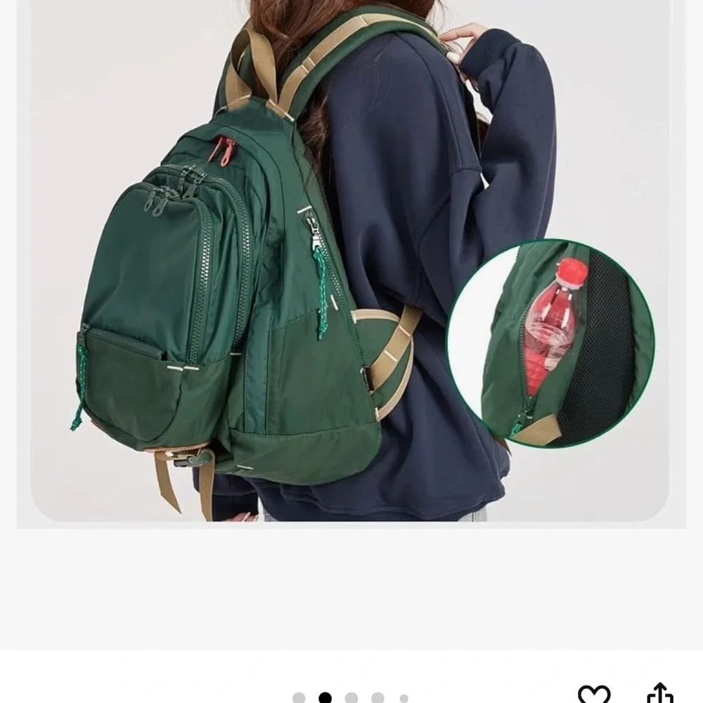 Doris&Jacky Green Backpack